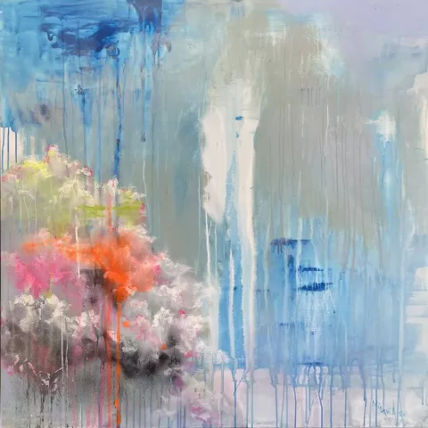 Duhový mrak / Rainbow cloud by Michaela Adamčíková