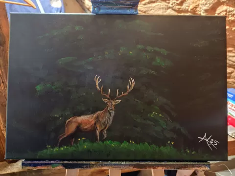 Deer by Andrej Korchanik