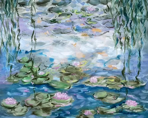 Rozjímání u jezírka by Ivana Brázdová