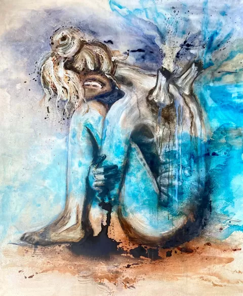 Padlý anděl / Fallen angel by Klára Langrová