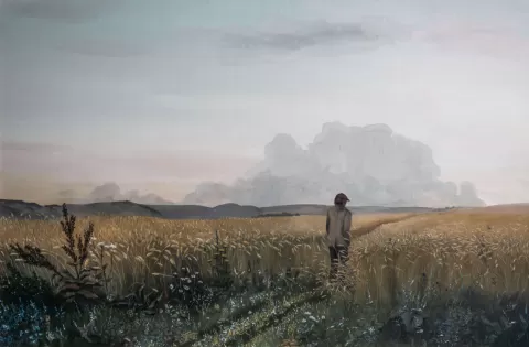 Who through the rye goes by Karolina Burská