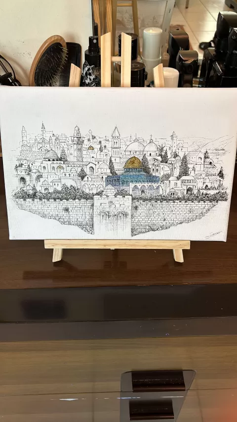 Jerusalem old city by Samir Saqallah