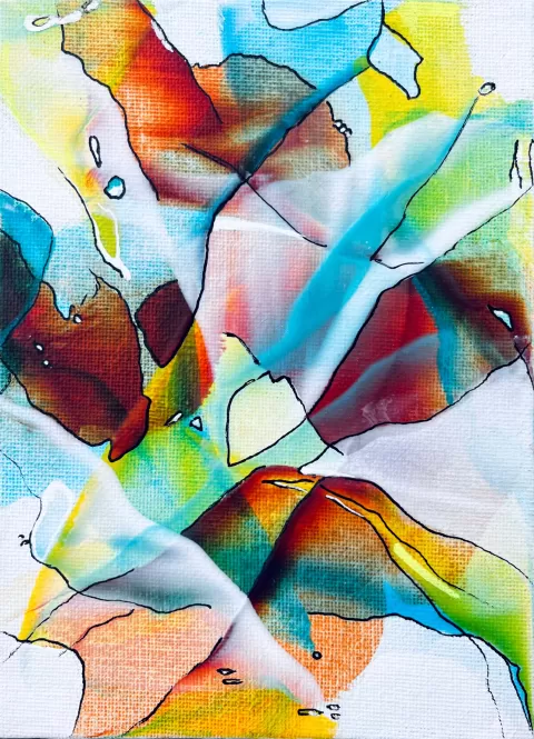 Mini abstract III. by Kateřina Bohušíková