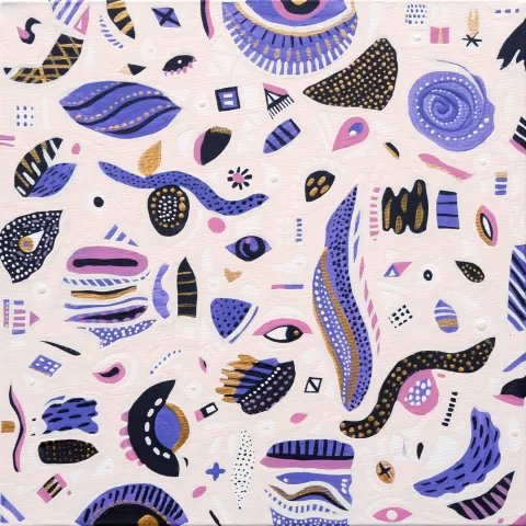 Fialková nálada / Violet Mood by Yvonne Vácha  Mane