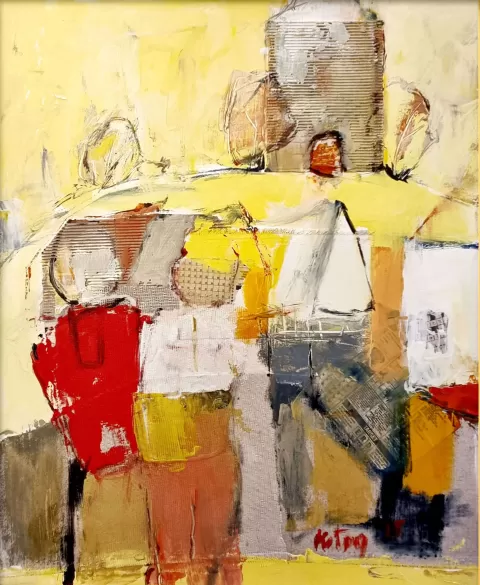 Rozhovor na dedine 1 by Miroslav Kotora