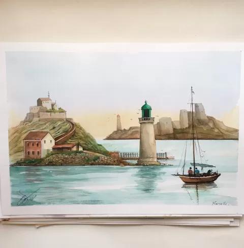 Marseille by Samir Saqallah