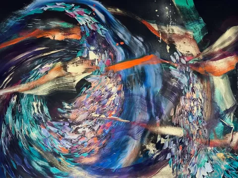 Cutting Through The Waves by Andrea Ehret