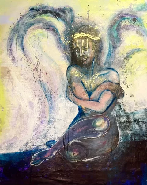 Padlý anděl / Fallen angel by Klára Langrová