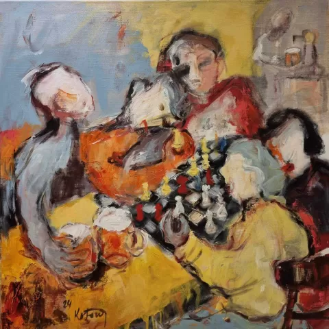 Šach pre štyroch by Miroslav Kotora