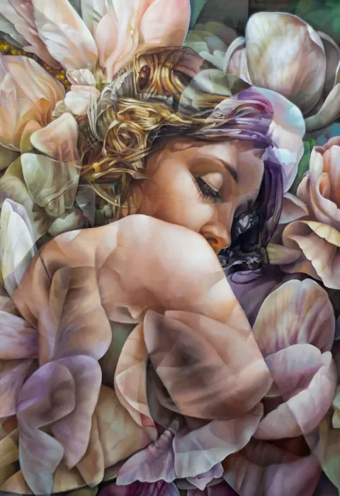 Tears of Peonies by Vasyl Luchkiv