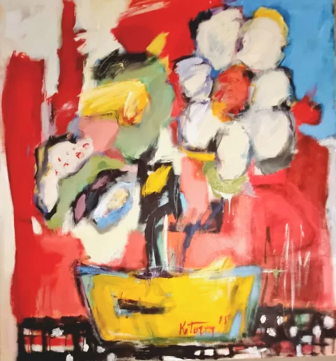 Large flowers II by Miroslav Kotora