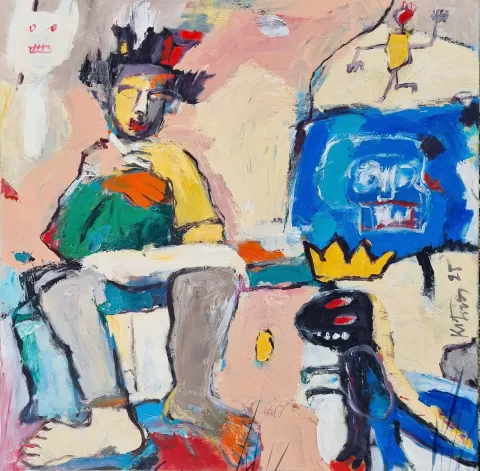 J.M.B.on the box by Miroslav Kotora