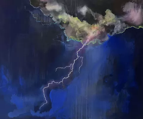 Záhadná klikatost blesku / Mysterious jaggedness of lightning by Michaela Adamčíková