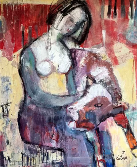 Mladá a mláďa by Miroslav Kotora