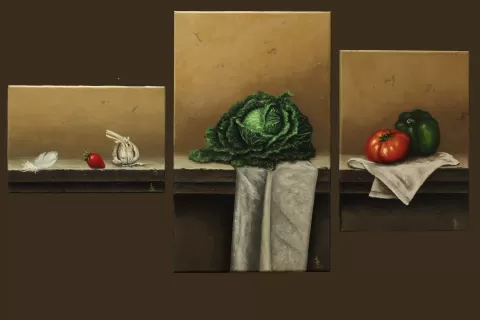 Still Life. A Triptych by Oleg Baulin