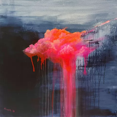 Signální mrak O / Signal cloud O by Michaela Adamčíková