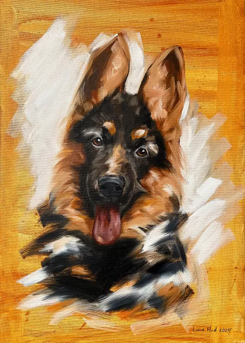 In the eyes of a child by Lena Med