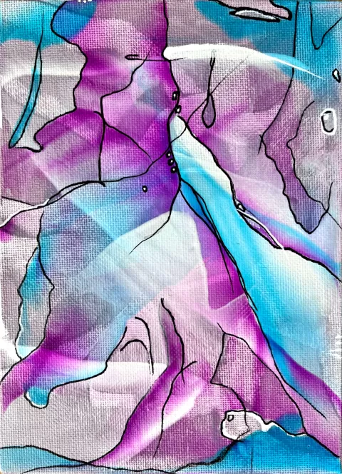 Mini abstract II. by Kateřina Bohušíková