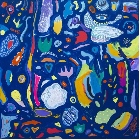 Hluboká modř / Deep Blue by Yvonne Vácha  Mane