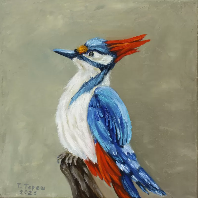 Blue Woodpecker